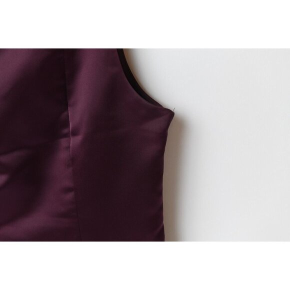 Vintage Laura Ashley Satin Blouse Top Size 10 Sleeveless Classic Elegant Rare - Picture 4 of 10